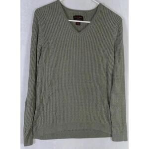 Vintage Duck Head Sweater Women's Size Large Cotton Cable Knit Top Long Sleeve